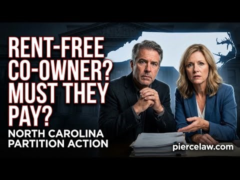 Do we have to let a co-owner live in the house rent-free? | NC