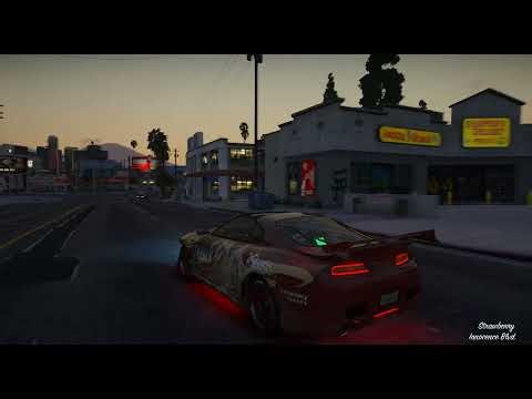 Grand Theft Auto V evening ride #gta #rockstargames #gameplay #freeroam
