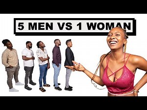 Speed dating Africa: 1 WOMAN VS 5 MEN