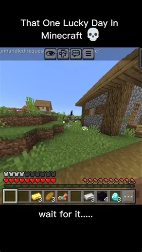 That One Lucky Day in Minecraft 🍀 💀