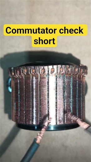 Commutator check short #Commutator #check #short #armature #powertools #winding #repair #circuit