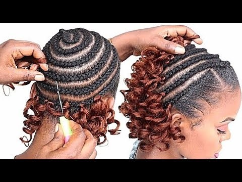 🔥 Elegant short curly crochet braid hairstyle tutorial for beginners
