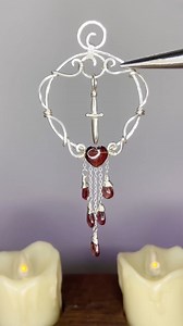 60K views · 2.5K reactions | The garnet heart & dagger charm necklace from last year is making a return tomorrow ❤️️ I’m so excited to reveal the new valentines collection  Everything goes live at 3 pm est! Check out my stories for more previews of what’s coming  #daggernecklace #romeoandjuliet #garnetheart #romanticjewelry #gothicjewelry #chandeliernecklace #wirewrappedpendant #elegantjewelry #valentinejewelry #crystalheart #swordnecklace | Druzy Daze | Facebook