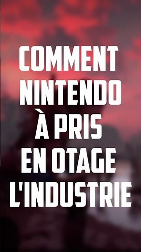 Comment Nintendo à devancé toute l'industrie ?