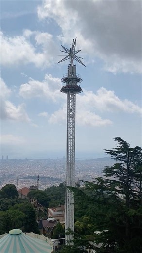 ¡LAS MEJORES VISTAS DE BARCELONA CON ADRENALINA! | Parque de atracciones Tibidabo #Barcelona #merli