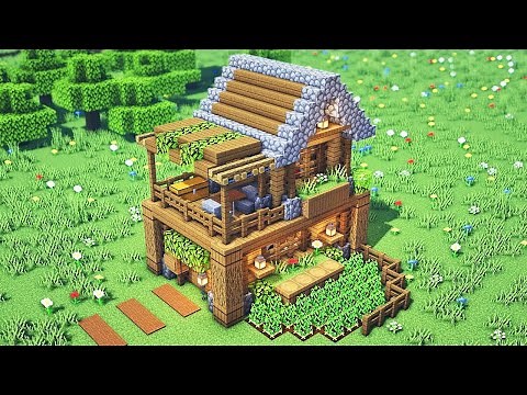 kleines Minecraft Haus bauen Tutorial 1.19 - Minecraft kleines Haus bauen Survival Tutorial