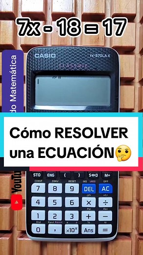 Cómo resolver una ecuación con la calculadora científica
