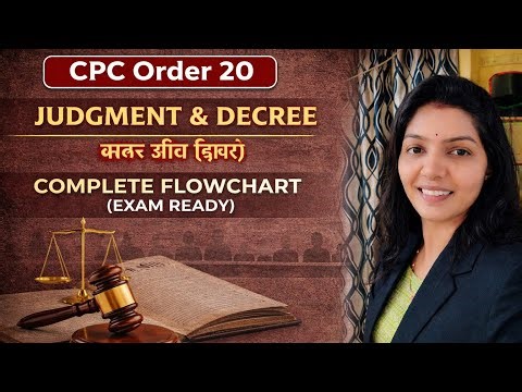 Civil Procedure Code ORDER 20 By Flowchart 