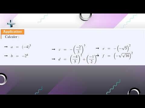 Les puissances cours et exercices troisième année collège