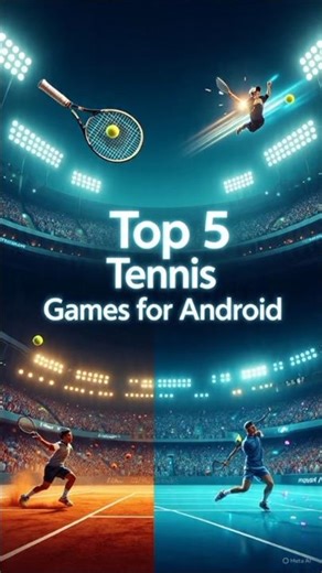 Top 5 Best Tennis Games for Android#tennisgames #androidgames #sports2025 #mobilegaming #top5games