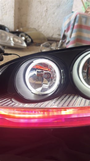 Modificación, restauración de faros y retrofit #detalladoautomotriz #tuningcar #restauraciondefaros