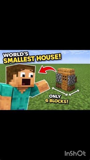 world's smallest house made by ettoree #minecraft