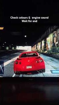Nissan Gtr Engine sound !! #nfs #nissan #enginesound #drift #wiiu #youtubeshorts