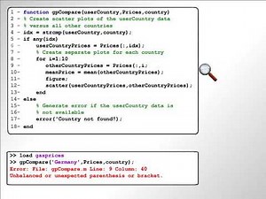 Course Example, Debugging
