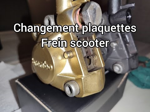 Tuto changement plaquettes de frein scooter, moto