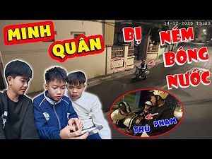 Minh Quân Bị Anti Fan Ném Bóng Nước - Cả Team Truy Tìm | Min Min TV Minh Khoa