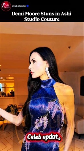 Demi Moore Stuns in Ashi Studio Couture | Chopard Jewels Elevate | Red Carpet Look