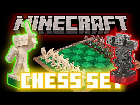 THIS IS INCREDIBLE... | MINECRAFT CHESS SET REVIEW