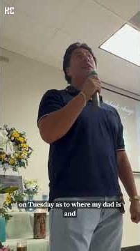Lorenzo Salgado Araujo's son speaks at vigil after fatal ICE shooting