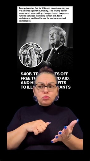 16K views · 463 reactions |  Trump Cuts Off $40 Billions!  #ASL #deaf #signlanguage | Fearless Fire ASLized Talks | Facebook