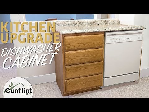 Making A Kitchen Dishwasher Cabinet