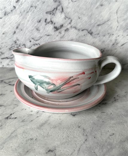 Vintage Port Curtis Pottery Gravy Boat & Plate Australian Studio Pottery 1990s - Etsy Australia