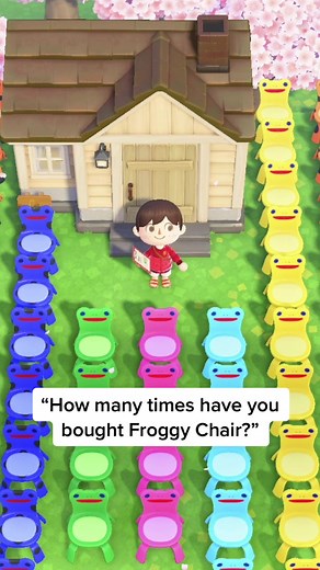 Froggy Chair Shopping Habits in Animal Crossing