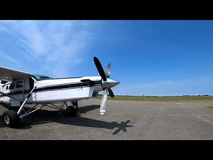 Pilatus PC-6 Porter PT-6 turboprop startup and shutdown