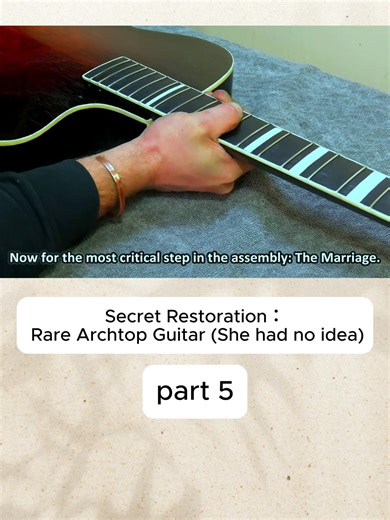 Rare Archtop Guitar Restoration: A Hidden Gem Revealed
