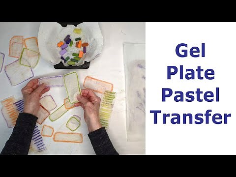Pastel Transfer on the Gel Plate: Create Smudge-Free Collage Papers