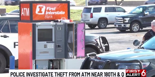 Police investigating ATM theft reported at West Omaha bank
