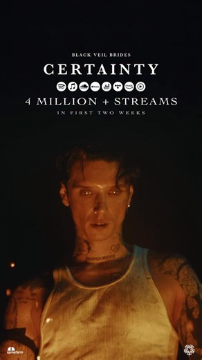 Black Veil Brides on Instagram: "Thank you BVB Army, we truly appreciate all the love you have already shown for our newest song ‘Certainty’🖤 More to come!"