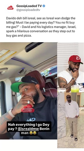Davido and Israel Funny Moments: Gas and Pizza Billing Clip