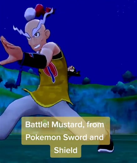 Battle! Mustard, from Pokemon Sword and Shield #pokemontiktok #Music #nostalgia #Pokemon
