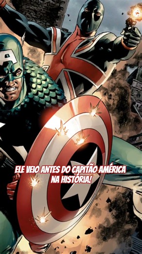 🇬🇧 UNION JACK: O HERÓI INGLÊS QUE VEIO ANTES DO CAPITÃO AMÉRICA (e você nem sabia) #shorts #marvel