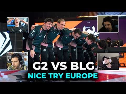 Streamers React to G2 vs BLG's Most Anticlimactic Ending | First Stand Finals 2026