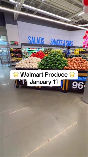 Walmart Produce: Fresh Fruits Available January 11