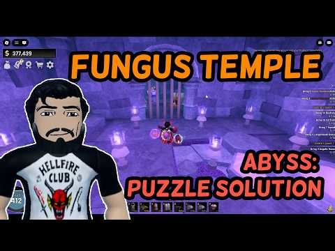 HOW TO SOLVE FUNGUS TEMPLE PUZZLE ON ABYSS NEW UPDATE!!!