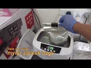 3D printing Tip - Use Mylar Ziplock bags with ultra sonic cleaner for your solvents