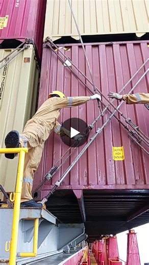#portoperations #lashingoperations #containerterminal #maritimeindustry #vesseloperations #marinelogistics #shippingindustry #safetyfirst #operationalexcellence #terminallife #supplychain… | Joshua (Asiuloka) Odinaka HSE, PMP, CMILT)