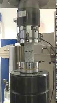 Laboratory Uniaxial compression test - Rock Mechanics - Granit