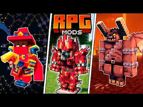 ¡Top 10 RPG Mods! (Classes, Monster and More) | Minecraft Java 1.18.2~1.20.1「Forge」