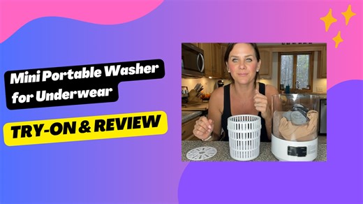 Watch Mini Washing Machine, Clean Clothes Anywhere on Amazon Live