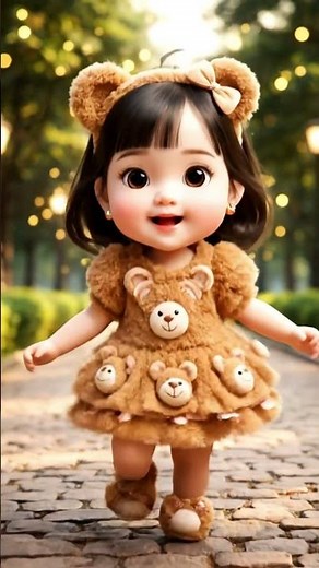 🌷 Tiny Princess Model 🌈 Cute Runway Trend