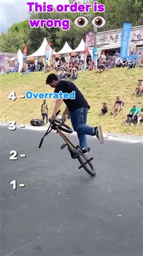 Ranking The BEST BMX Tricks… Do You Agree? 🤯🚴‍♂️#bmx #bmxlife #bmxtricks #bmxstreet #bmxrider
