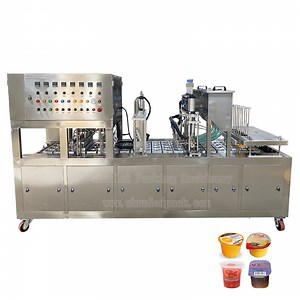 [Hot Item] Linear Multifunction Pneumatic Cup Filling Sealing Machine
