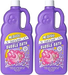 Mr. Bubble Calm & Sleep Bubble Bath (Pack of 2 Bottles, 36 fl oz Each)