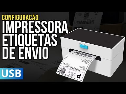 Instalação da Impressora Térmica Etiquetas de Envio e Nota Fiscal PC Windows