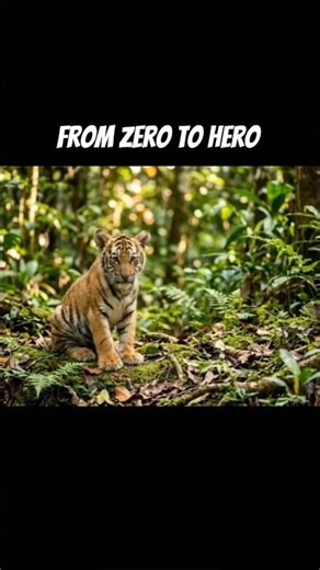 From Zero To Hero. Part 3 - Tiger #tiger #animals #animation #shorts