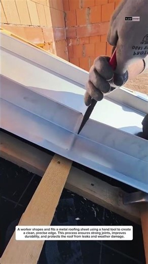 Satisfying Metal Roofing Work | Precision Sheet Bending & Fitting